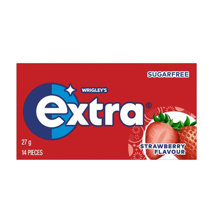 Extra Envelope Strawberry Chewing Gum 27g | Auckland Grocery Delivery Get Extra Envelope Strawberry Chewing Gum 27g delivered to your doorstep by your local Auckland grocery delivery. Shop Paddock To Pantry. Convenient online food shopping in NZ | Grocery Delivery Auckland | Grocery Delivery Nationwide | Fruit Baskets NZ | Online Food Shopping NZ Sugar-free strawberry gum with fruity, lasting freshness. Perfect for work or travel. Shop Extra Chewing Gum online with NZ-wide delivery.