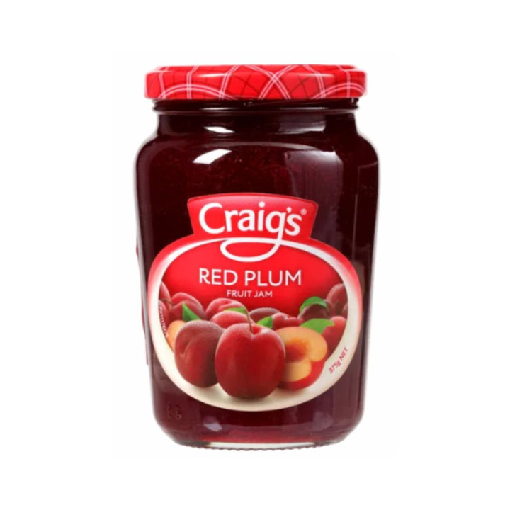 Craigs Red Plum Jam | Auckland Grocery Delivery Get Craigs Red Plum Jam delivered to your doorstep by your local Auckland grocery delivery. Shop Paddock To Pantry. Convenient online food shopping in NZ | Grocery Delivery Auckland | Grocery Delivery Nationwide | Fruit Baskets NZ | Online Food Shopping NZ This spreadable jam is the perfect addition to any meal, whether it's a breakfast of toast and croissants or a savory meat marinade or glaze.
