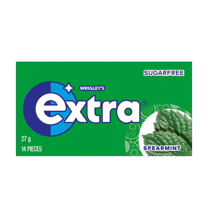 Extra Envelope Spearmint Chewing Gum 27g | Auckland Grocery Delivery Get Extra Envelope Spearmint Chewing Gum 27g delivered to your doorstep by your local Auckland grocery delivery. Shop Paddock To Pantry. Convenient online food shopping in NZ | Grocery Delivery Auckland | Grocery Delivery Nationwide | Fruit Baskets NZ | Online Food Shopping NZ Sugar-free spearmint gum for long-lasting freshness anytime. Perfect for work, travel, or after meals. Shop Extra Gum online NZ-wide.