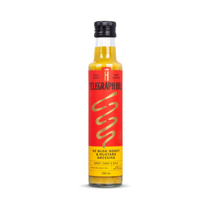Telegraph Hill NZ Bush Honey Mustard 250ml | Auckland Grocery Delivery Get Telegraph Hill NZ Bush Honey Mustard 250ml delivered to your doorstep by your local Auckland grocery delivery. Shop Paddock To Pantry. Convenient online food shopping in NZ | Grocery Delivery Auckland | Grocery Delivery Nationwide | Fruit Baskets NZ | Online Food Shopping NZ Infused with fragrant herbs this olive oil adds a rich, earthy flavour to roasts, potatoes, and bread dipping. A must-have for home cooks!