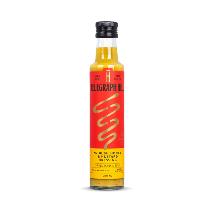 Telegraph Hill NZ Bush Honey Mustard 250ml | Auckland Grocery Delivery Get Telegraph Hill NZ Bush Honey Mustard 250ml delivered to your doorstep by your local Auckland grocery delivery. Shop Paddock To Pantry. Convenient online food shopping in NZ | Grocery Delivery Auckland | Grocery Delivery Nationwide | Fruit Baskets NZ | Online Food Shopping NZ Infused with fragrant herbs this olive oil adds a rich, earthy flavour to roasts, potatoes, and bread dipping. A must-have for home cooks!