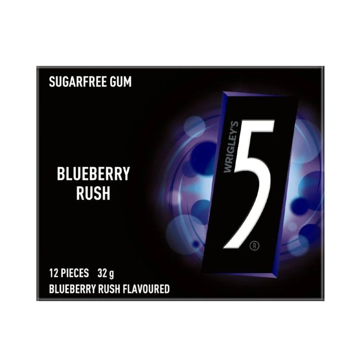 5 Gum Blueberry Rush Chewing Gum | Auckland Grocery Delivery Get 5 Gum Blueberry Rush Chewing Gum delivered to your doorstep by your local Auckland grocery delivery. Shop Paddock To Pantry. Convenient online food shopping in NZ | Grocery Delivery Auckland | Grocery Delivery Nationwide | Fruit Baskets NZ | Online Food Shopping NZ Sugar-free blueberry gum with bold, long-lasting flavour. Perfect for work, study, or travel. Shop 5 Gum online with NZ-wide grocery delivery.