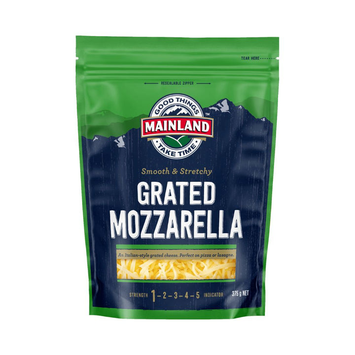 Our Mainland Grated Mozzarella is the perfect way to add a touch of passion to your cooking. Our Italian-style cheese is already shredded for your convenience.