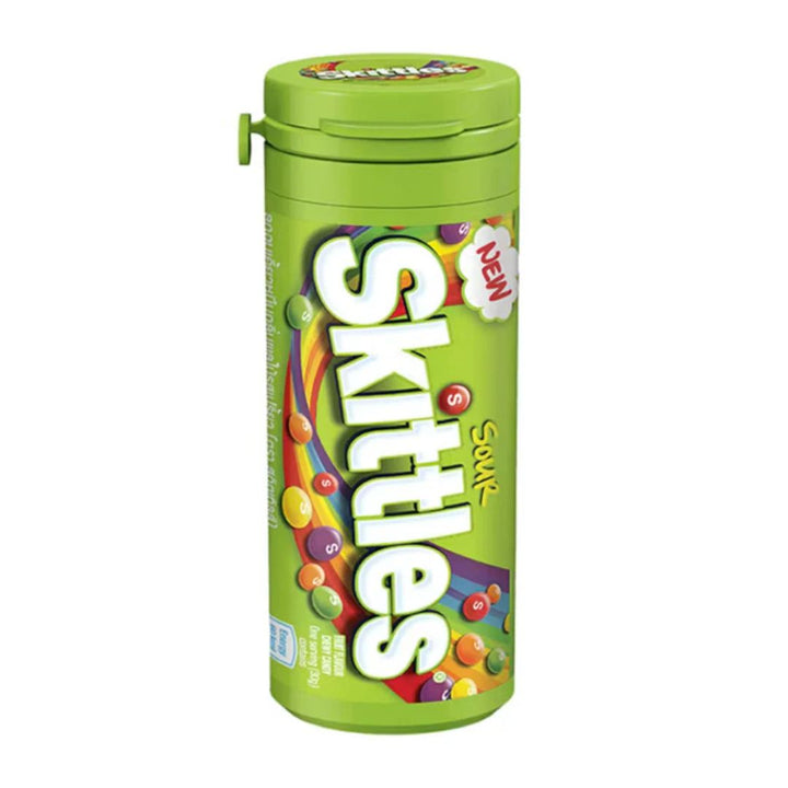 Skittles Sour Tube | Auckland Grocery Delivery Get Skittles Sour Tube delivered to your doorstep by your local Auckland grocery delivery. Shop Paddock To Pantry. Convenient online food shopping in NZ | Grocery Delivery Auckland | Grocery Delivery Nationwide | Fruit Baskets NZ | Online Food Shopping NZ Chewy sour Skittles with bold, fruity flavour. Perfect for parties or snacking. Shop Skittles lollies online with NZ-wide grocery delivery.