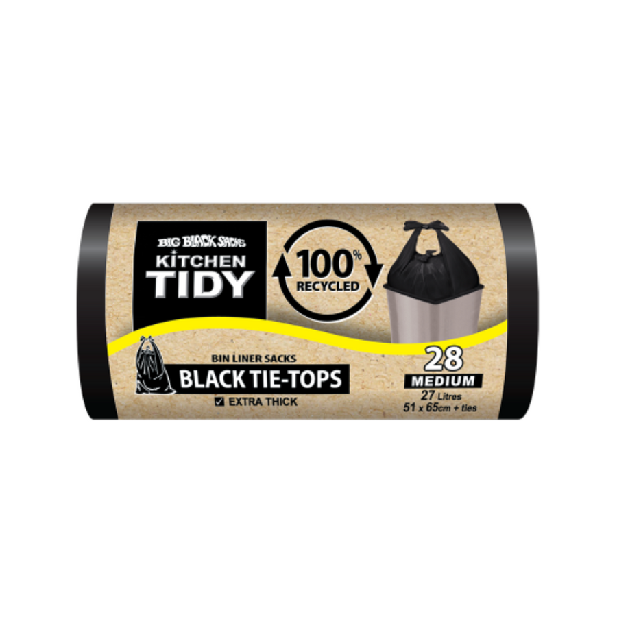 Kitchen Tidy Black Tie-Tops Medium 28pk | Auckland Grocery Delivery Get Kitchen Tidy Black Tie-Tops Medium 28pk delivered to your doorstep by your local Auckland grocery delivery. Shop Paddock To Pantry. Convenient online food shopping in NZ | Grocery Delivery Auckland | Grocery Delivery Nationwide | Fruit Baskets NZ | Online Food Shopping NZ Introducing Multix Med Plant based Bags 25 - our sustainable solution for kitchen waste disposal. 