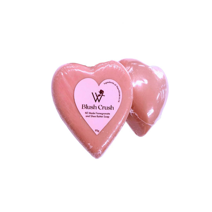 The Wild Rose Blush Crush Heart Soap | Auckland Grocery Delivery Get The Wild Rose Blush Crush Heart Soap delivered to your doorstep by your local Auckland grocery delivery. Shop Paddock To Pantry. Convenient online food shopping in NZ | Grocery Delivery Auckland | Grocery Delivery Nationwide | Fruit Baskets NZ | Online Food Shopping NZ 