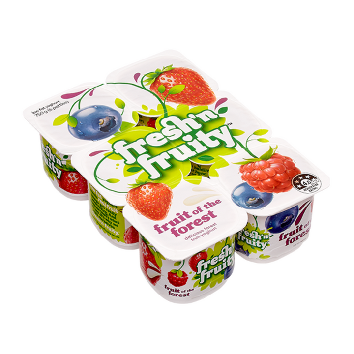Fresh 'n Fruity Fruit of The Forest 6 x 125g | Auckland Grocery Delivery Get Fresh 'n Fruity Fruit of The Forest 6 x 125g delivered to your doorstep by your local Auckland grocery delivery. Shop Paddock To Pantry. Convenient online food shopping in NZ | Grocery Delivery Auckland | Grocery Delivery Nationwide | Fruit Baskets NZ | Online Food Shopping NZ 