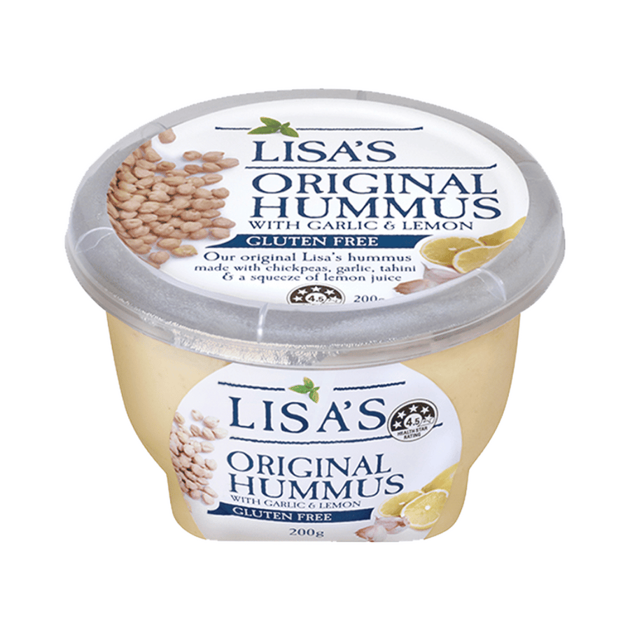 Lisas Original Hummus 200g | Auckland Grocery Delivery Get Lisas Original Hummus 200g delivered to your doorstep by your local Auckland grocery delivery. Shop Paddock To Pantry. Convenient online food shopping in NZ | Grocery Delivery Auckland | Grocery Delivery Nationwide | Fruit Baskets NZ | Online Food Shopping NZ Lisas Original Hummus 200g. Lisa's Original Hummus is a creamy and delicious dip made from high-quality chickpeas and authentic ingredients. 