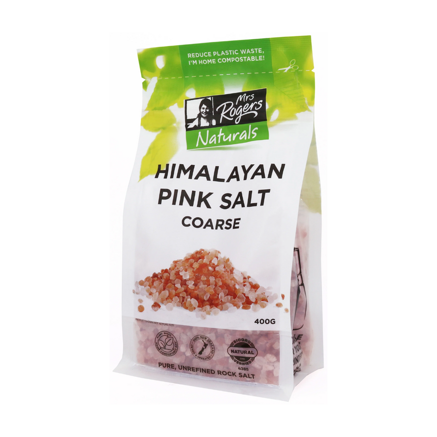 Mrs Rogers Coarse Himalayan Salt | Auckland Grocery Delivery Get Mrs Rogers Coarse Himalayan Salt delivered to your doorstep by your local Auckland grocery delivery. Shop Paddock To Pantry. Convenient online food shopping in NZ | Grocery Delivery Auckland | Grocery Delivery Nationwide | Fruit Baskets NZ | Online Food Shopping NZ Mrs Rogers Fine Himalayan Salt 400g adds a natural and pure touch to your culinary creations. Quality groceries delivered overnight nationwide.