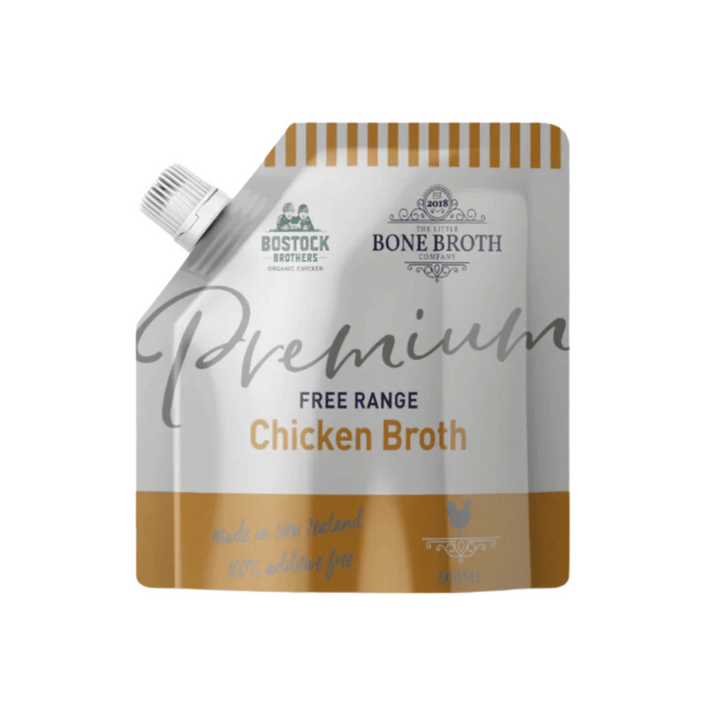 Bone Broth Chicken Broth 500ml | Auckland Grocery Delivery Get Bone Broth Chicken Broth 500ml delivered to your doorstep by your local Auckland grocery delivery. Shop Paddock To Pantry. Convenient online food shopping in NZ | Grocery Delivery Auckland | Grocery Delivery Nationwide | Fruit Baskets NZ | Online Food Shopping NZ Bone Broth Chicken Broth 500ml Easy, convenient and delicious bone broth from The Little Bone Broth Company.