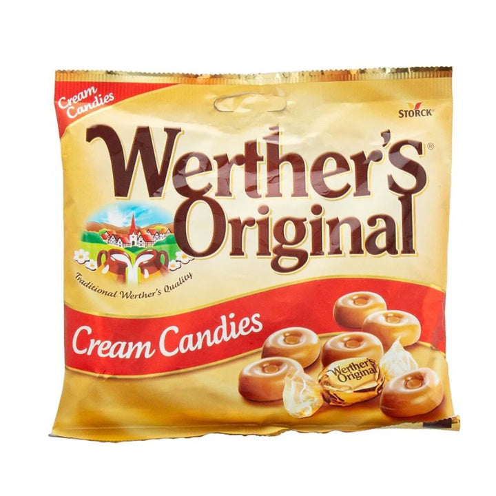 Werthers Original Classic Cream Candies | Auckland Grocery Delivery Get Werthers Original Classic Cream Candies delivered to your doorstep by your local Auckland grocery delivery. Shop Paddock To Pantry. Convenient online food shopping in NZ | Grocery Delivery Auckland | Grocery Delivery Nationwide | Fruit Baskets NZ | Online Food Shopping NZ Smooth, buttery caramel candies made with real cream. A classic sweet treat for any occasion. Shop Werther’s Original online with NZ-wide delivery.