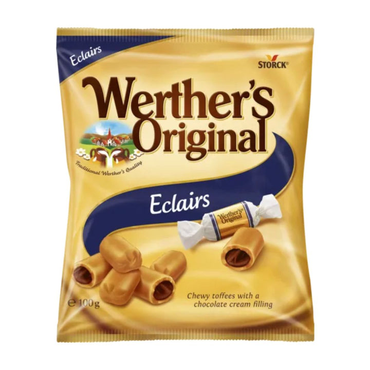 Werthers Original Eclair Coffee | Auckland Grocery Delivery Get Werthers Original Eclair Coffee delivered to your doorstep by your local Auckland grocery delivery. Shop Paddock To Pantry. Convenient online food shopping in NZ | Grocery Delivery Auckland | Grocery Delivery Nationwide | Fruit Baskets NZ | Online Food Shopping NZ Creamy caramel candies with a rich coffee-flavoured centre. Perfect sweet treat for coffee lovers. Shop Werther’s Original online NZ-wide.