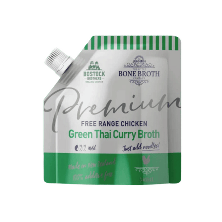 The Little Bone Broth Company Green Thai Curry Broth 500ml | Auckland Grocery Delivery Get The Little Bone Broth Company Green Thai Curry Broth 500ml delivered to your doorstep by your local Auckland grocery delivery. Shop Paddock To Pantry. Convenient online food shopping in NZ | Grocery Delivery Auckland | Grocery Delivery Nationwide | Fruit Baskets NZ | Online Food Shopping NZ 