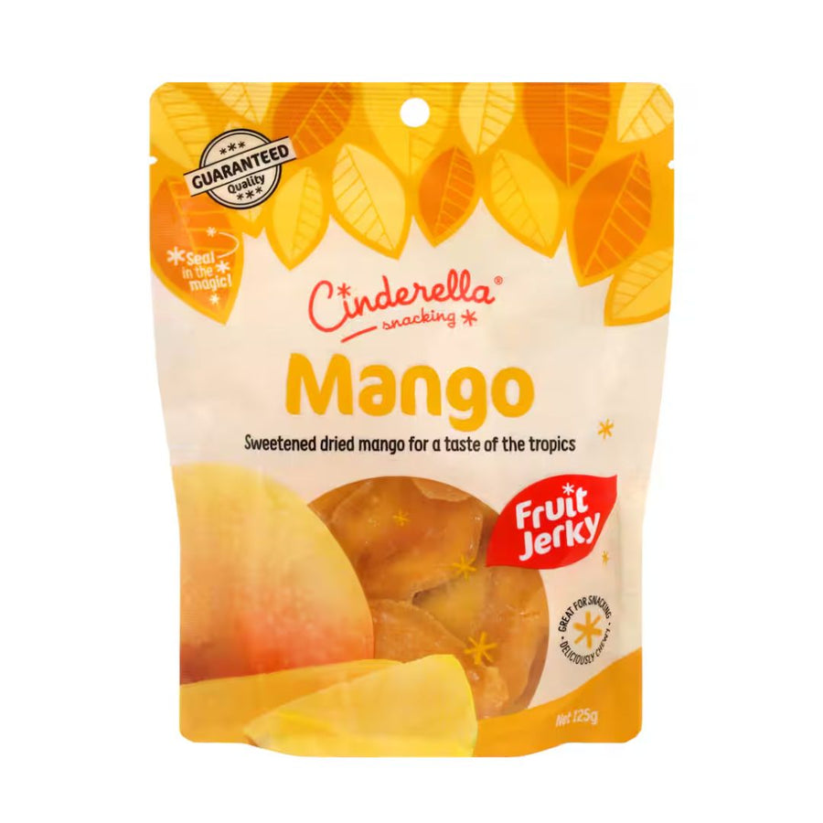 Cinderella Dried Mango | Auckland Grocery Delivery Get Cinderella Dried Mango delivered to your doorstep by your local Auckland grocery delivery. Shop Paddock To Pantry. Convenient online food shopping in NZ | Grocery Delivery Auckland | Grocery Delivery Nationwide | Fruit Baskets NZ | Online Food Shopping NZ Sweet, chewy dried mango made from ripe fruit. Perfect healthy snack or baking add-on. Shop dried fruit online with NZ-wide grocery delivery.