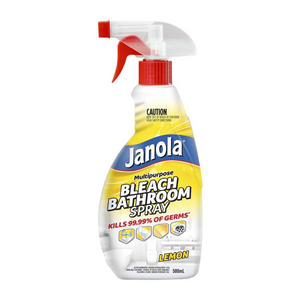 Janola Bleach Bathroom Spray | Auckland Grocery Delivery Get Janola Bleach Bathroom Spray delivered to your doorstep by your local Auckland grocery delivery. Shop Paddock To Pantry. Convenient online food shopping in NZ | Grocery Delivery Auckland | Grocery Delivery Nationwide | Fruit Baskets NZ | Online Food Shopping NZ Janola Bleach Bathroom Spray delivers powerful cleaning and disinfecting action for your bathroom. Cleaning products delivered door to door.