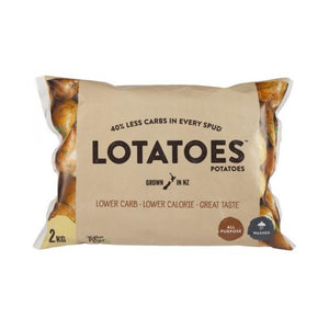 Lotatoes Potatoes | Auckland Grocery Delivery Get Lotatoes Potatoes delivered to your doorstep by your local Auckland grocery delivery. Shop Paddock To Pantry. Convenient online food shopping in NZ | Grocery Delivery Auckland | Grocery Delivery Nationwide | Fruit Baskets NZ | Online Food Shopping NZ Lotatoes are the healthier way to enjoy potatoes! Add to you online grocery shop today and we'll deliver all your favourites to your door NZ wide!