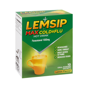 Lemsip Max Cold/Flu Hot Drink Lemon 10pack | Auckland Grocery Delivery Get Lemsip Max Cold/Flu Hot Drink Lemon 10pack delivered to your doorstep by your local Auckland grocery delivery. Shop Paddock To Pantry. Convenient online food shopping in NZ | Grocery Delivery Auckland | Grocery Delivery Nationwide | Fruit Baskets NZ | Online Food Shopping NZ Lemsip Max Cold/Flu Hot Drink Lemon provides powerful relief from cold and flu symptoms. Health and beauty quality products for cold and flu delivered.