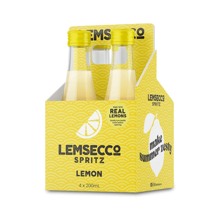 Lemsecco Spritz 4 Pack | Auckland Grocery Delivery Get Lemsecco Spritz 4 Pack delivered to your doorstep by your local Auckland grocery delivery. Shop Paddock To Pantry. Convenient online food shopping in NZ | Grocery Delivery Auckland | Grocery Delivery Nationwide | Fruit Baskets NZ | Online Food Shopping NZ Refreshing citrus sparkling spritz in a handy 4 pack. Perfect for summer drinks, picnics, or BBQs. Shop Lemsecco spritz online NZ-wide.