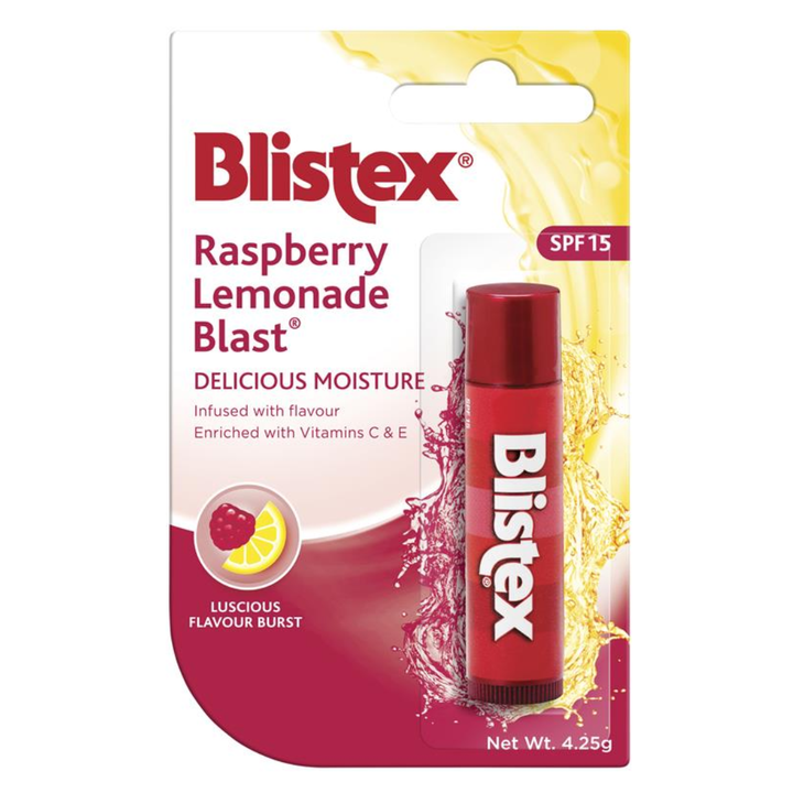 Blistex Lip Balm - Raspberry Lemonade | Auckland Grocery Delivery Get Blistex Lip Balm - Raspberry Lemonade delivered to your doorstep by your local Auckland grocery delivery. Shop Paddock To Pantry. Convenient online food shopping in NZ | Grocery Delivery Auckland | Grocery Delivery Nationwide | Fruit Baskets NZ | Online Food Shopping NZ 