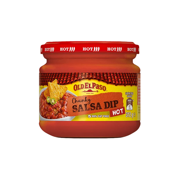 Old El Paso Salsa Dip Hot | Auckland Grocery Delivery Get Old El Paso Salsa Dip Hot delivered to your doorstep by your local Auckland grocery delivery. Shop Paddock To Pantry. Convenient online food shopping in NZ | Grocery Delivery Auckland | Grocery Delivery Nationwide | Fruit Baskets NZ | Online Food Shopping NZ Old El Paso Salsa Dip Hot delivers a spicy kick to your Mexican cuisine. Salsa dips available for nationwide delivery with Paddock to Pantry.