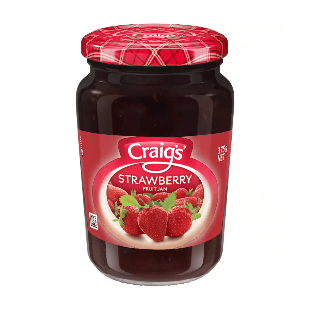 Craigs Strawberry Jam 375g | Grocery Delivery NZ