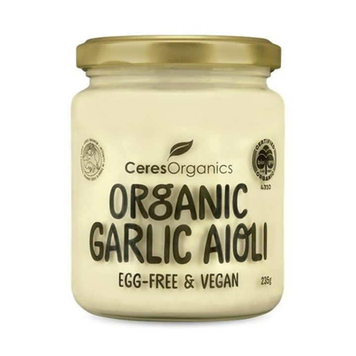 Ceres Organics Organic Garlic Aioli 235g | Auckland Grocery Delivery Get Ceres Organics Organic Garlic Aioli 235g delivered to your doorstep by your local Auckland grocery delivery. Shop Paddock To Pantry. Convenient online food shopping in NZ | Grocery Delivery Auckland | Grocery Delivery Nationwide | Fruit Baskets NZ | Online Food Shopping NZ Ceres Organics Organic Garlic Aioli is a vegan aioli that won't let you down! Perfect for any meal, get it delivered today with Auckland Grocery Delivery.