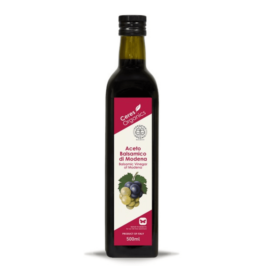 Ceres Organic Balsamic Vinegar 500ml | Auckland Grocery Delivery Get Ceres Organic Balsamic Vinegar 500ml delivered to your doorstep by your local Auckland grocery delivery. Shop Paddock To Pantry. Convenient online food shopping in NZ | Grocery Delivery Auckland | Grocery Delivery Nationwide | Fruit Baskets NZ | Online Food Shopping NZ Made from the juice of organically grown, fully ripened Trebbiano grapes, This Ceres Vinegar is great for all meals, try it with your next grocery order. 