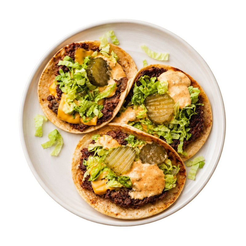 Cheeseburger Smash Tacos
