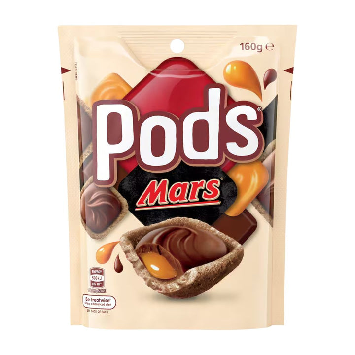 Pods Mars | Auckland Grocery Delivery Get Pods Mars delivered to your doorstep by your local Auckland grocery delivery. Shop Paddock To Pantry. Convenient online food shopping in NZ | Grocery Delivery Auckland | Grocery Delivery Nationwide | Fruit Baskets NZ | Online Food Shopping NZ Pods Mars chocolate snacks. Crunchy biscuit shells with caramel and chocolate filling — shop sweet treats online with convenient NZ grocery delivery.