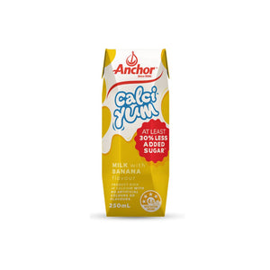 Anchor Calci Yum Banana 250ml | Auckland Grocery Delivery Get Anchor Calci Yum Banana 250ml delivered to your doorstep by your local Auckland grocery delivery. Shop Paddock To Pantry. Convenient online food shopping in NZ | Grocery Delivery Auckland | Grocery Delivery Nationwide | Fruit Baskets NZ | Online Food Shopping NZ Anchor’s CalciYum low fat flavoured milk is an easy way to get dairy goodness into your week | Get delivered to your doorstep with Auckland grocery delivery