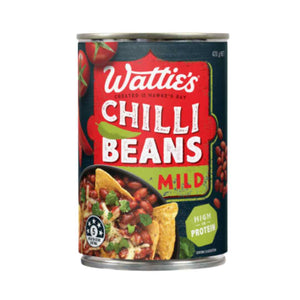 Watties Chilli Beans Mild 420g | Auckland Grocery Delivery Get Watties Chilli Beans Mild 420g delivered to your doorstep by your local Auckland grocery delivery. Shop Paddock To Pantry. Convenient online food shopping in NZ | Grocery Delivery Auckland | Grocery Delivery Nationwide | Fruit Baskets NZ | Online Food Shopping NZ Paddock To Pantry delivers groceries, fruit baskets & gift baskets nz wide 7 days a week with Auckland delivery 7 days. Get free grocery delivery when you spend $100 on overnight servic