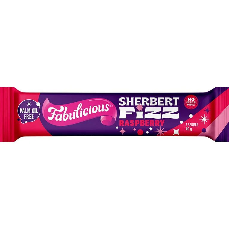 RJS Wonka Raspberry Sherbert 40g | Grocery Delivery NZ