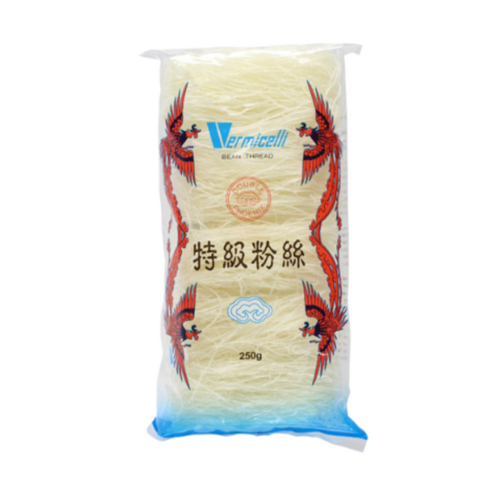 Double Phoenix Bean Vermicelli | Auckland Grocery Delivery Get Double Phoenix Bean Vermicelli delivered to your doorstep by your local Auckland grocery delivery. Shop Paddock To Pantry. Convenient online food shopping in NZ | Grocery Delivery Auckland | Grocery Delivery Nationwide | Fruit Baskets NZ | Online Food Shopping NZ Shop Double Phoenix Bean Vermicelli 250g online at Paddock to Pantry. Quick-cook noodles perfect for soups, stir fries, salads, and spring rolls.