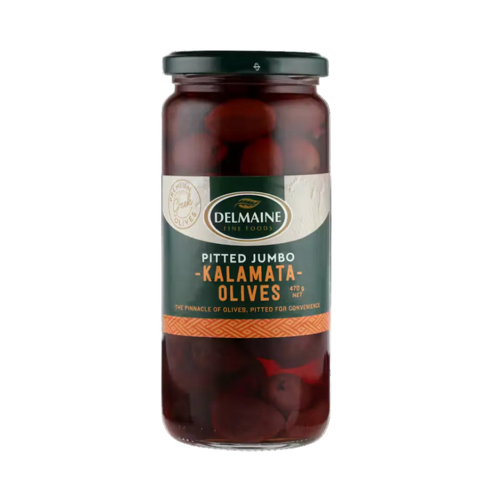 Delmaine Pitted Kalamata Olives | Auckland Grocery Delivery Get Delmaine Pitted Kalamata Olives delivered to your doorstep by your local Auckland grocery delivery. Shop Paddock To Pantry. Convenient online food shopping in NZ | Grocery Delivery Auckland | Grocery Delivery Nationwide | Fruit Baskets NZ | Online Food Shopping NZ Shop Delmaine Pitted Kalamata Olives 470g online at Paddock to Pantry. Perfect for salads, platters, pizzas, and Mediterranean meals.