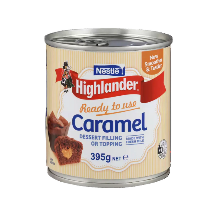 Nestlé Highlander Caramel Filling | Auckland Grocery Delivery Get Nestlé Highlander Caramel Filling delivered to your doorstep by your local Auckland grocery delivery. Shop Paddock To Pantry. Convenient online food shopping in NZ | Grocery Delivery Auckland | Grocery Delivery Nationwide | Fruit Baskets NZ | Online Food Shopping NZ Shop Nestlé Highlander Caramel Filling 395g online at Paddock to Pantry. Perfect for banoffee pie, cheesecakes, baking, and desserts.