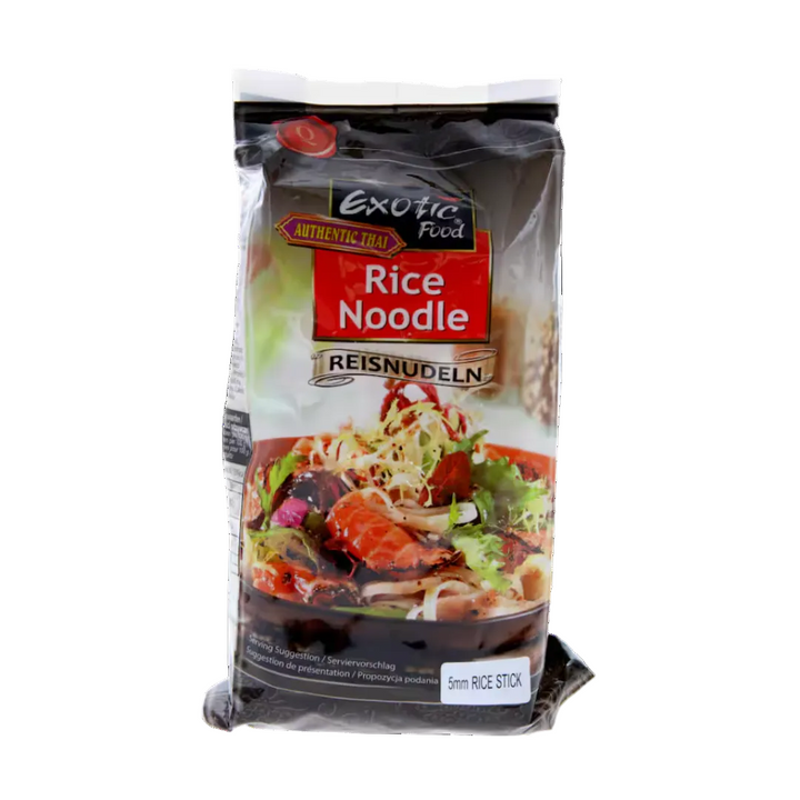 Exotic Food Rice Noodle | Auckland Grocery Delivery Get Exotic Food Rice Noodle delivered to your doorstep by your local Auckland grocery delivery. Shop Paddock To Pantry. Convenient online food shopping in NZ | Grocery Delivery Auckland | Grocery Delivery Nationwide | Fruit Baskets NZ | Online Food Shopping NZ Shop Exotic Food Rice Noodle 5mm online at Paddock to Pantry. Perfect for stir fries, pad thai, soups, curries, and noodle dishes.
