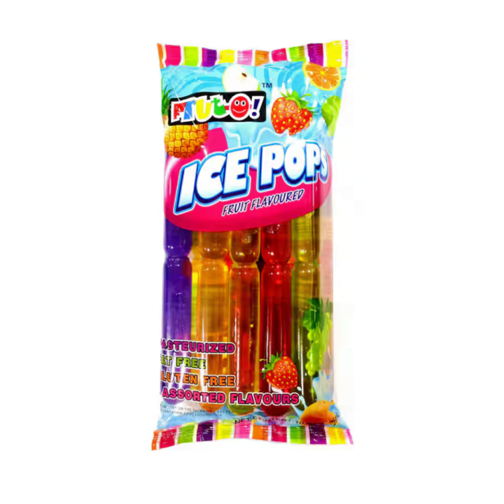 Frut O Ice Pops Fruit Flavoured 10pk | Auckland Grocery Delivery Get Frut O Ice Pops Fruit Flavoured 10pk delivered to your doorstep by your local Auckland grocery delivery. Shop Paddock To Pantry. Convenient online food shopping in NZ | Grocery Delivery Auckland | Grocery Delivery Nationwide | Fruit Baskets NZ | Online Food Shopping NZ Shop Frut O Ice Pops Fruit Flavoured 10pk online at Paddock to Pantry. Fruity frozen treats perfect for kids, parties, and summer snacks.