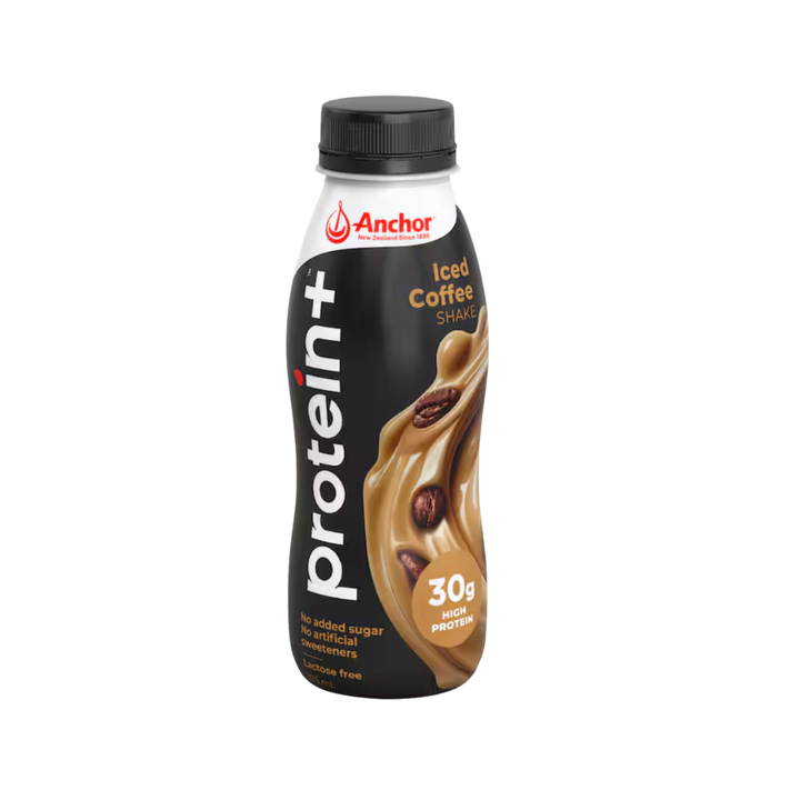 Anchor Protein+ Flavoured Milk Iced Coffee Shake | Auckland Grocery Delivery Get Anchor Protein+ Flavoured Milk Iced Coffee Shake delivered to your doorstep by your local Auckland grocery delivery. Shop Paddock To Pantry. Convenient online food shopping in NZ | Grocery Delivery Auckland | Grocery Delivery Nationwide | Fruit Baskets NZ | Online Food Shopping NZ Shop Anchor Protein+ Iced Coffee Shake online at Paddock to Pantry. High-protein flavoured milk with rich flavour. Your Trusted Grocery Delivery NZ 