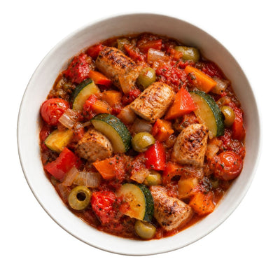 One-Pan Sausage Ratatouille