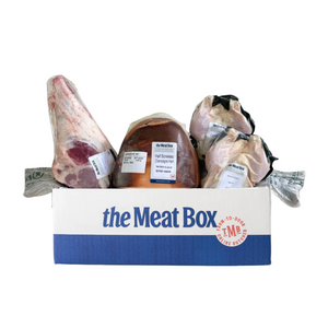 Super Sized Christmas Trio Box | Auckland Grocery Delivery Get Super Sized Christmas Trio Box delivered to your doorstep by your local Auckland grocery delivery. Shop Paddock To Pantry. Convenient online food shopping in NZ | Grocery Delivery Auckland | Grocery Delivery Nationwide | Fruit Baskets NZ | Online Food Shopping NZ Christmas Meat delivery doesn't get any better than this! Our Super Christmas Trio Box includes half a champagne ham, lamb leg roast & 2 whole chickens. Yum!