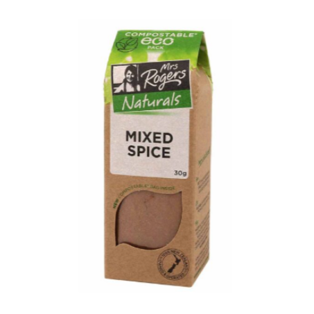 Mrs Rogers Mixed Spice 30g | Auckland Grocery Delivery Get Mrs Rogers Mixed Spice 30g delivered to your doorstep by your local Auckland grocery delivery. Shop Paddock To Pantry. Convenient online food shopping in NZ | Grocery Delivery Auckland | Grocery Delivery Nationwide | Fruit Baskets NZ | Online Food Shopping NZ 