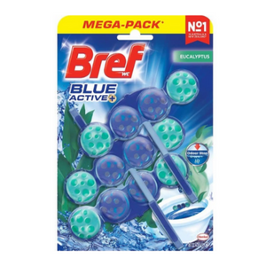 Bref Blue Active Toilet Cleaner Block Eucalyptus - 3 pack | Auckland Grocery Delivery Get Bref Blue Active Toilet Cleaner Block Eucalyptus - 3 pack delivered to your doorstep by your local Auckland grocery delivery. Shop Paddock To Pantry. Convenient online food shopping in NZ | Grocery Delivery Auckland | Grocery Delivery Nationwide | Fruit Baskets NZ | Online Food Shopping NZ Bref Toilet Cleaner is the best way to leave your toilet sparkly fresh! Get household essentials with your Grocery Delivery from Pa