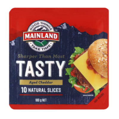 Mainland Tasty Cheese Slices 180g