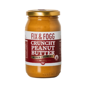 Fix & Fogg Super Crunchy Peanut Butter | Auckland Grocery Delivery Get Fix & Fogg Super Crunchy Peanut Butter delivered to your doorstep by your local Auckland grocery delivery. Shop Paddock To Pantry. Convenient online food shopping in NZ | Grocery Delivery Auckland | Grocery Delivery Nationwide | Fruit Baskets NZ | Online Food Shopping NZ Fix & Fogg Super Crunchy peanut butter is made from the finest quality peanuts. | Groceries Delivered Overnight Nationwide | Online Food Shopping NZ
