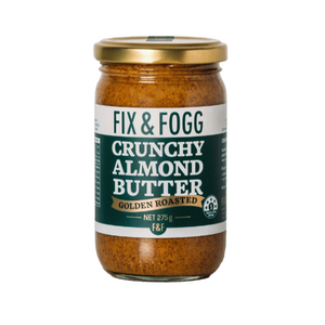 Fix & Fogg Almond Butter | Auckland Grocery Delivery Get Fix & Fogg Almond Butter delivered to your doorstep by your local Auckland grocery delivery. Shop Paddock To Pantry. Convenient online food shopping in NZ | Grocery Delivery Auckland | Grocery Delivery Nationwide | Fruit Baskets NZ | Online Food Shopping NZ Fix & Fogg use dry-roasted Nonpareil Almonds from Australia and a pinch of Marlborough sea salt. That’s it. No additives, no nothing, just pure almondy goodness