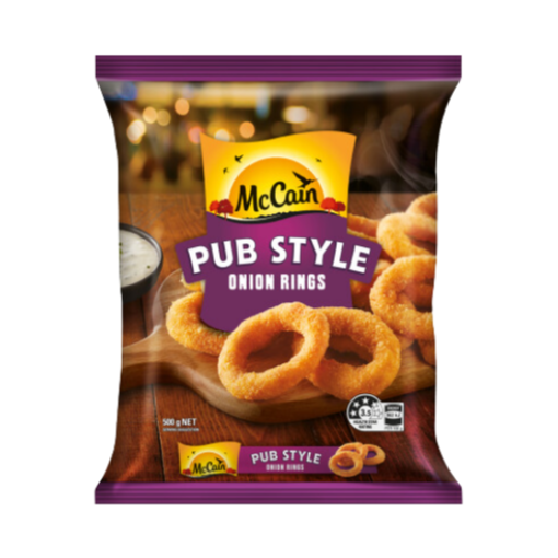 McCain Pub Style Onion Rings - 500g | Auckland Grocery Delivery Get McCain Pub Style Onion Rings - 500g delivered to your doorstep by your local Auckland grocery delivery. Shop Paddock To Pantry. Convenient online food shopping in NZ | Grocery Delivery Auckland | Grocery Delivery Nationwide | Fruit Baskets NZ | Online Food Shopping NZ Mccain Quick Cook Hash Browns