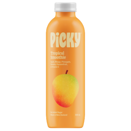 Picky Tropical Smoothie 800ml | Auckland Grocery Delivery Get Picky Tropical Smoothie 800ml delivered to your doorstep by your local Auckland grocery delivery. Shop Paddock To Pantry. Convenient online food shopping in NZ | Grocery Delivery Auckland | Grocery Delivery Nationwide | Fruit Baskets NZ | Online Food Shopping NZ 