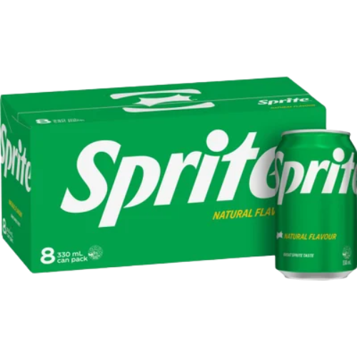 Sprite Natural Flavour Soft Drink Cans 8 x 330ml | Auckland Grocery Delivery Get Sprite Natural Flavour Soft Drink Cans 8 x 330ml delivered to your doorstep by your local Auckland grocery delivery. Shop Paddock To Pantry. Convenient online food shopping in NZ | Grocery Delivery Auckland | Grocery Delivery Nationwide | Fruit Baskets NZ | Online Food Shopping NZ 