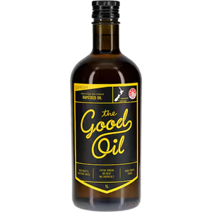 The Good Oil Rapeseed Oil Extra Virgin 1L | Auckland Grocery Delivery Get The Good Oil Rapeseed Oil Extra Virgin 1L delivered to your doorstep by your local Auckland grocery delivery. Shop Paddock To Pantry. Convenient online food shopping in NZ | Grocery Delivery Auckland | Grocery Delivery Nationwide | Fruit Baskets NZ | Online Food Shopping NZ 