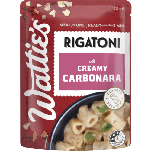 Watties Rigatoni with Creamy Carbonara 350g 